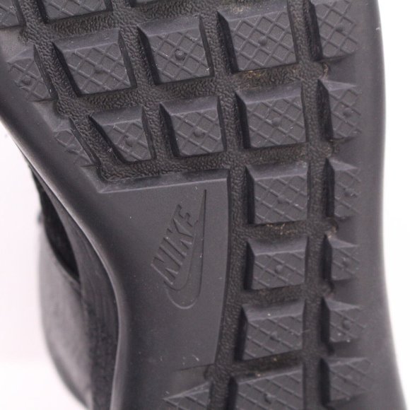 Nike Womens Roshe 2 Hi Flyknit Slouch Leather Boots Size 7 All Black Gray 861708 - Picture 7 of 13